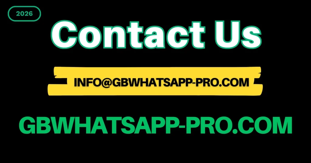 Contact Us - GBWhatsApp-Pro